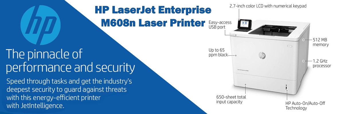 پرینتر لیزری HP LaserJet Enterprise M608n