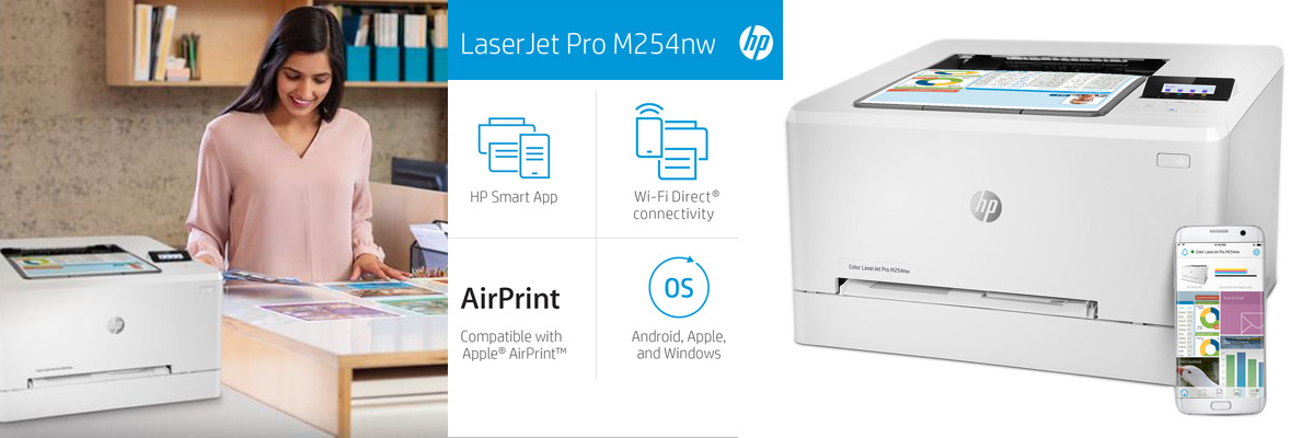 پرینتر لیزری رنگی HP LaserJet Pro M254NW